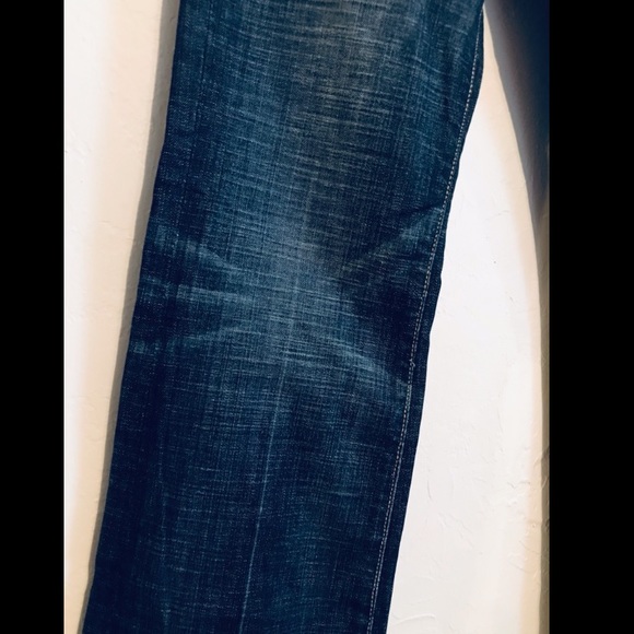 7 For All Mankind Dark Wash Bootcut Jeans - Picture 4 of 7